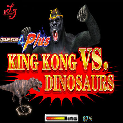 King Kong VS Dinosaurs 30% Hold Fish Table Software Gambling Game Machine